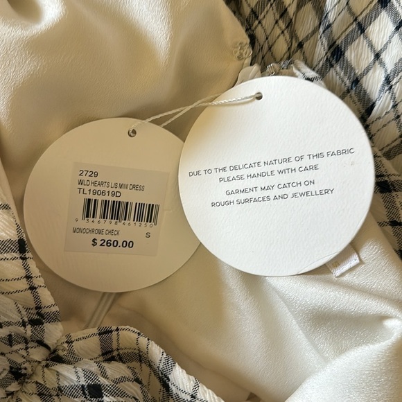 *NWT La Maison Talulah Wild Hearts Long Sleeve Mini Dress - Picture 8 of 8